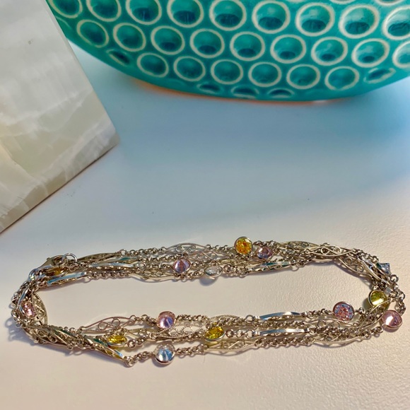 :Epiphany JCM 34” silver station necklace - Picture 6 of 12